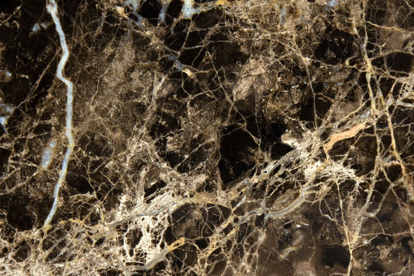 black marble countertop close-up